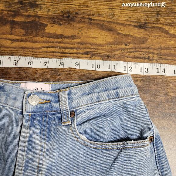 Cry Baby Jeans Size 24 Skinny High Rise Button Fly Medium Light Wash Denim - Picture 7 of 13